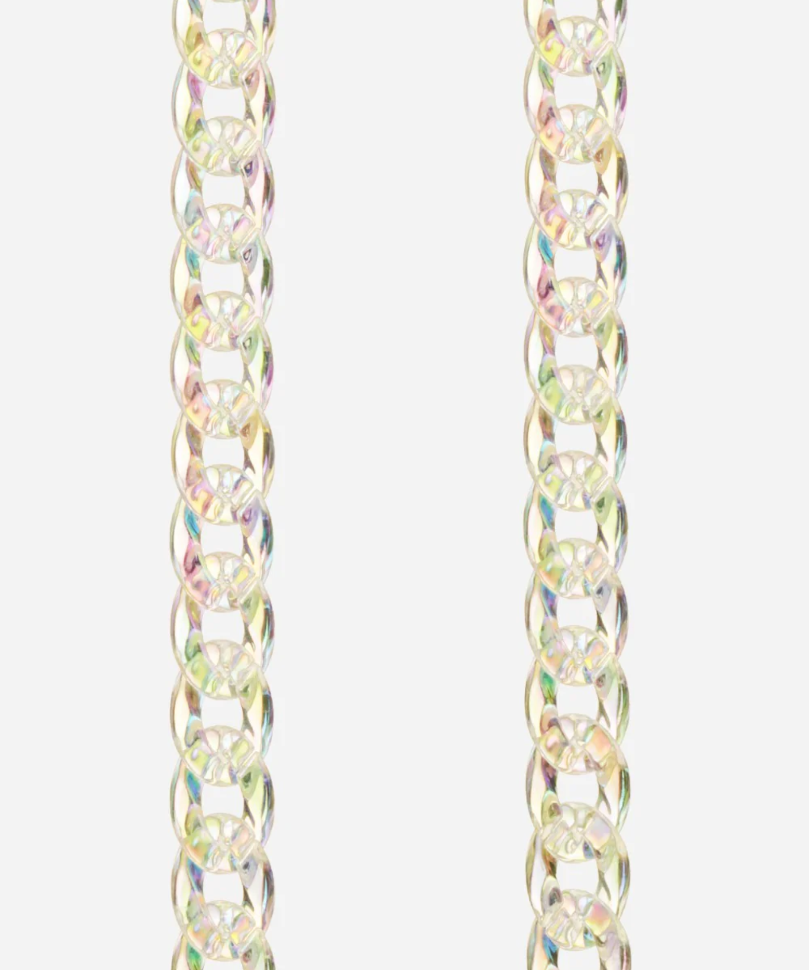 Sarah Holographic Phone Chain iridescent rainbow crossbody smartphone accessory