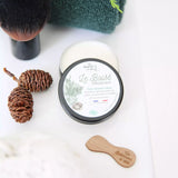 Un Battement d'Aile aluminium-free solid deodorant The Woody – open tin
