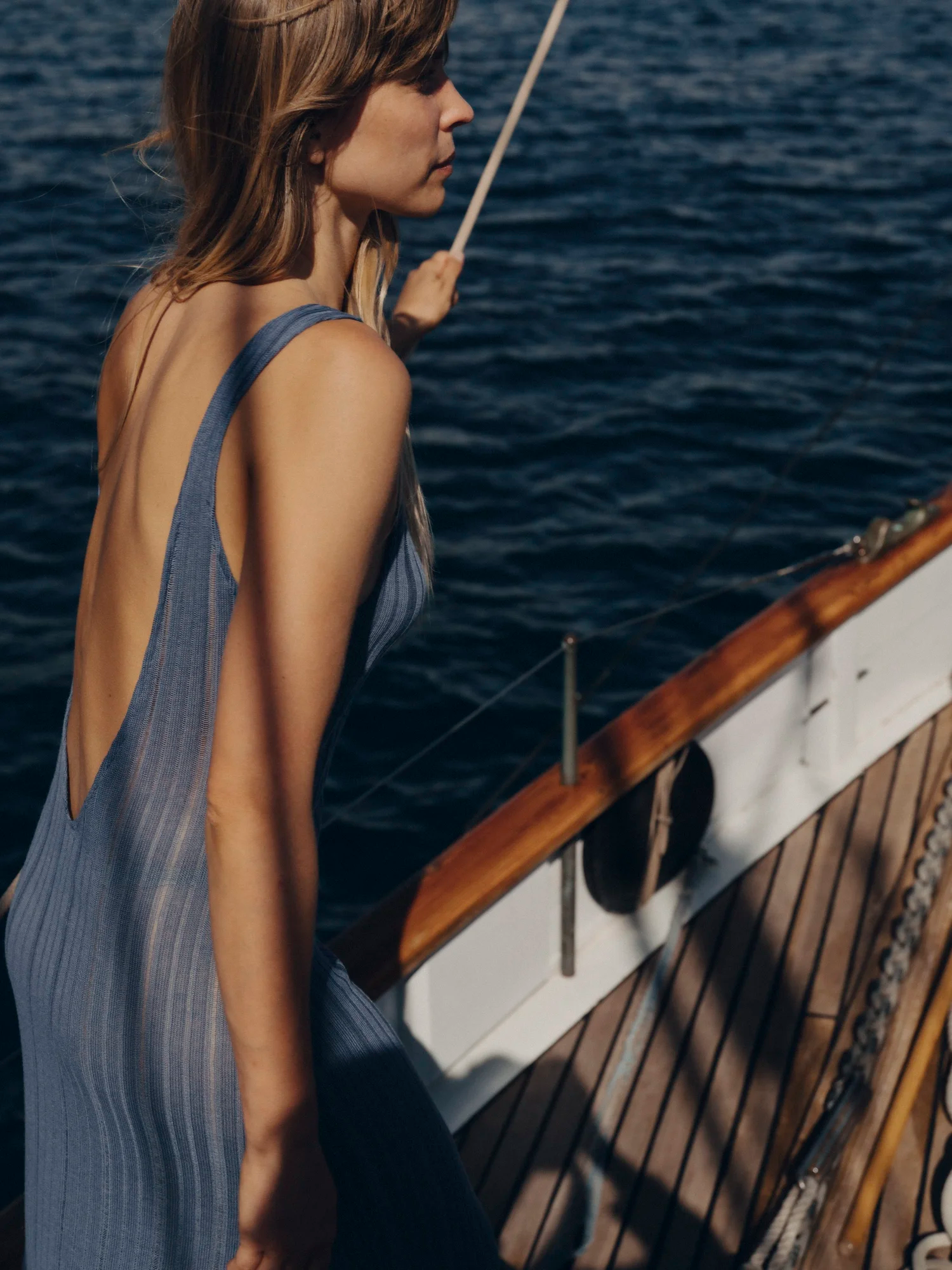 Marla Maxi Dress – Blue – view 3