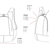ARSAYO - ARSAYO Original Backpack | Champagne Metallic