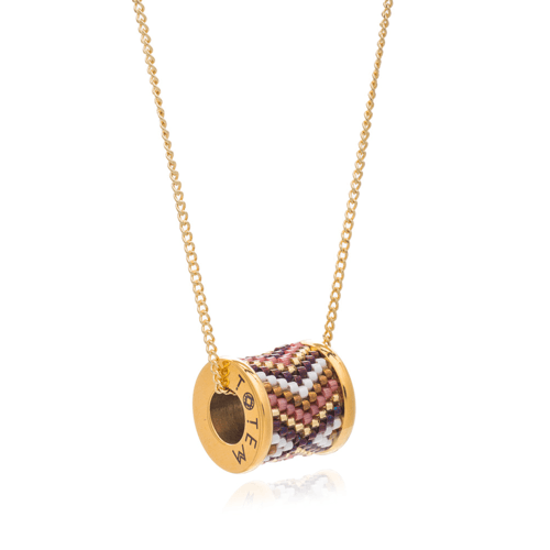 AZUNI - Aztec Acapulco Totem Barrel Necklace