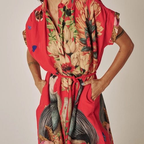 CAROLINA K - Valérie Kaftan | Exotic Bird Print Red