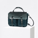 CRAIE STUDIO - MATHS Corduroy Satchel | Petrol