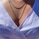 CRYSTAL HAZE - Box chain | gold plated