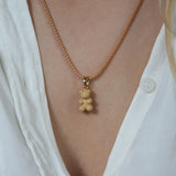CRYSTAL HAZE - Classic Nostalgia Bear Pendant | Caramel