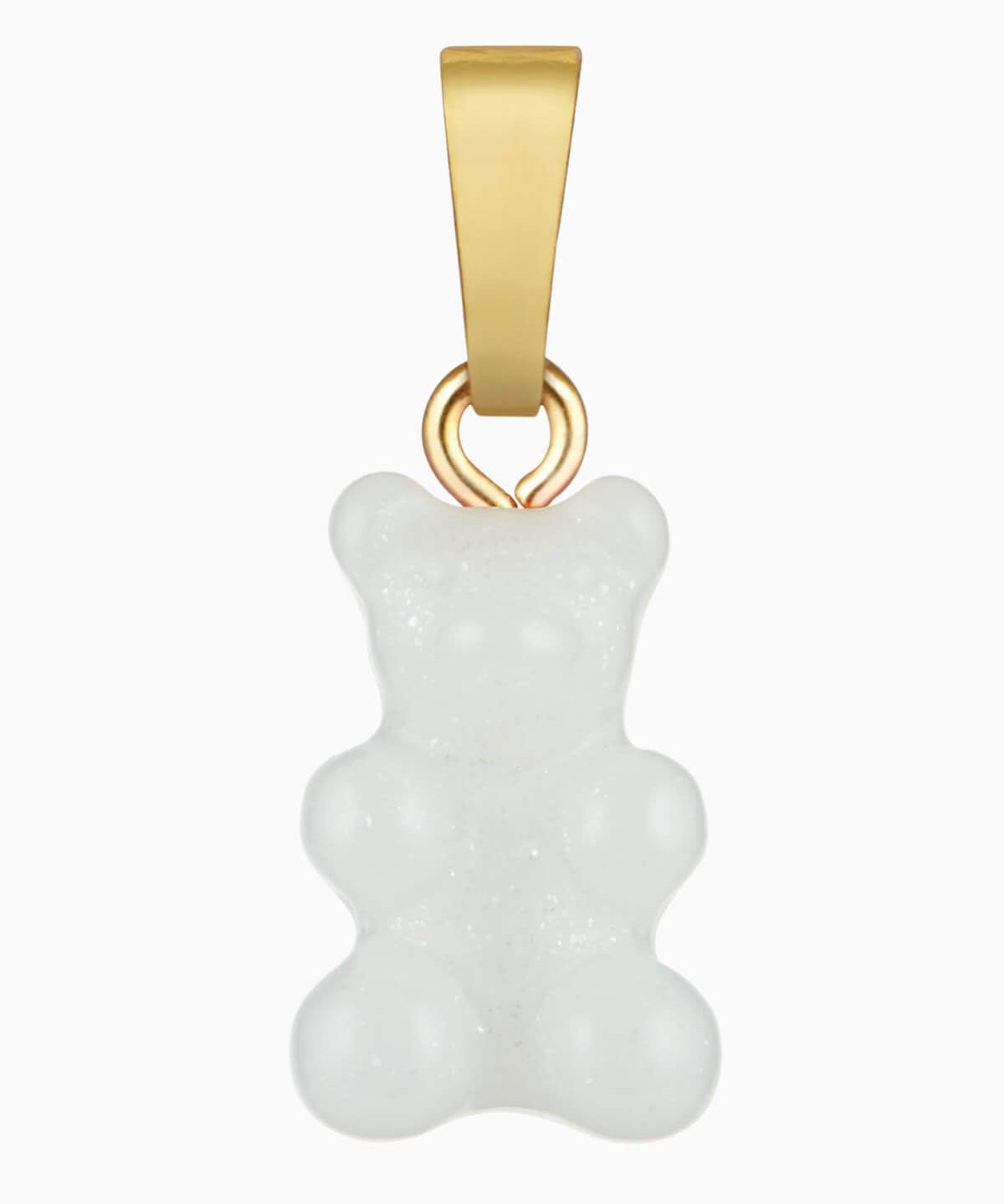CRYSTAL HAZE - Classic Nostalgia Bear Pendant | White