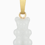 CRYSTAL HAZE - Classic Nostalgia Bear Pendant | White