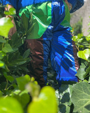 DAWN & DARE - Colour Block Pants | Blue Mix
