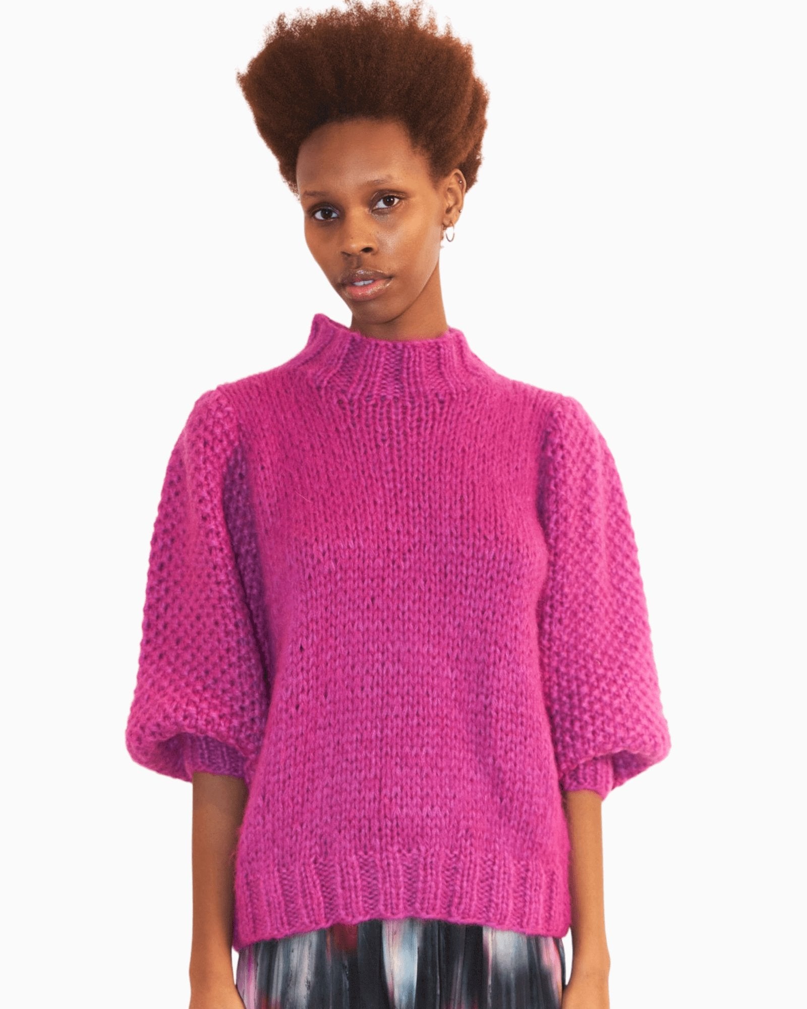 DAWN & DARE - Faye Pullover | Fuchsia