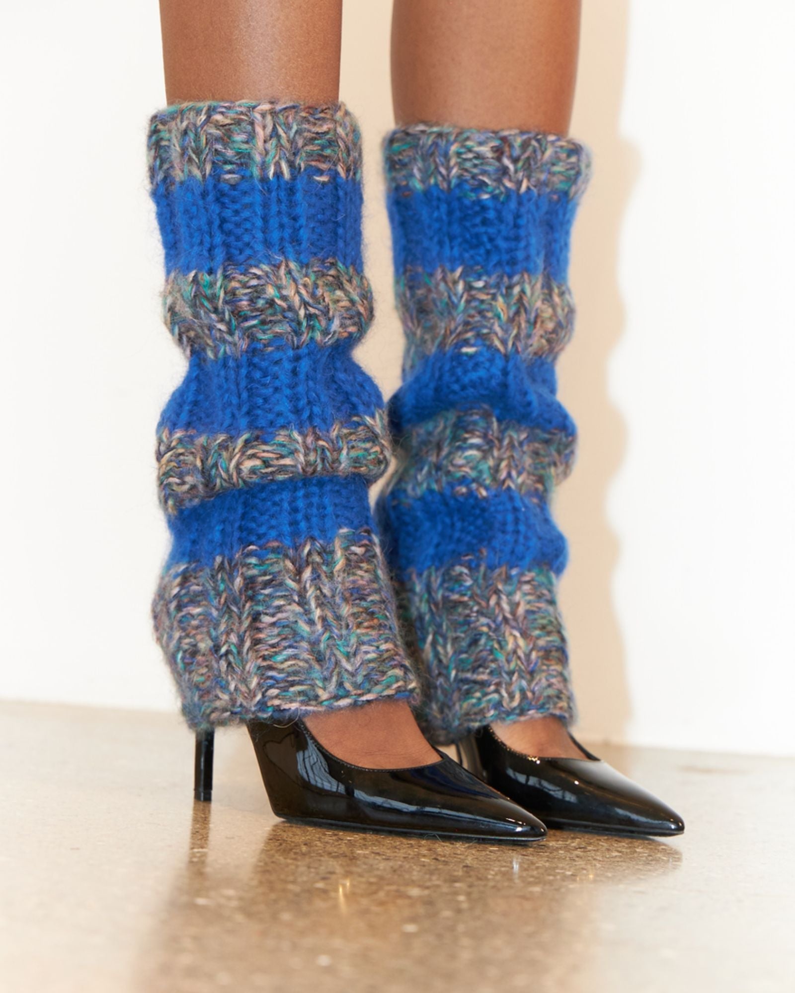 DAWN & DARE - Leg Warmers | Blue Mix