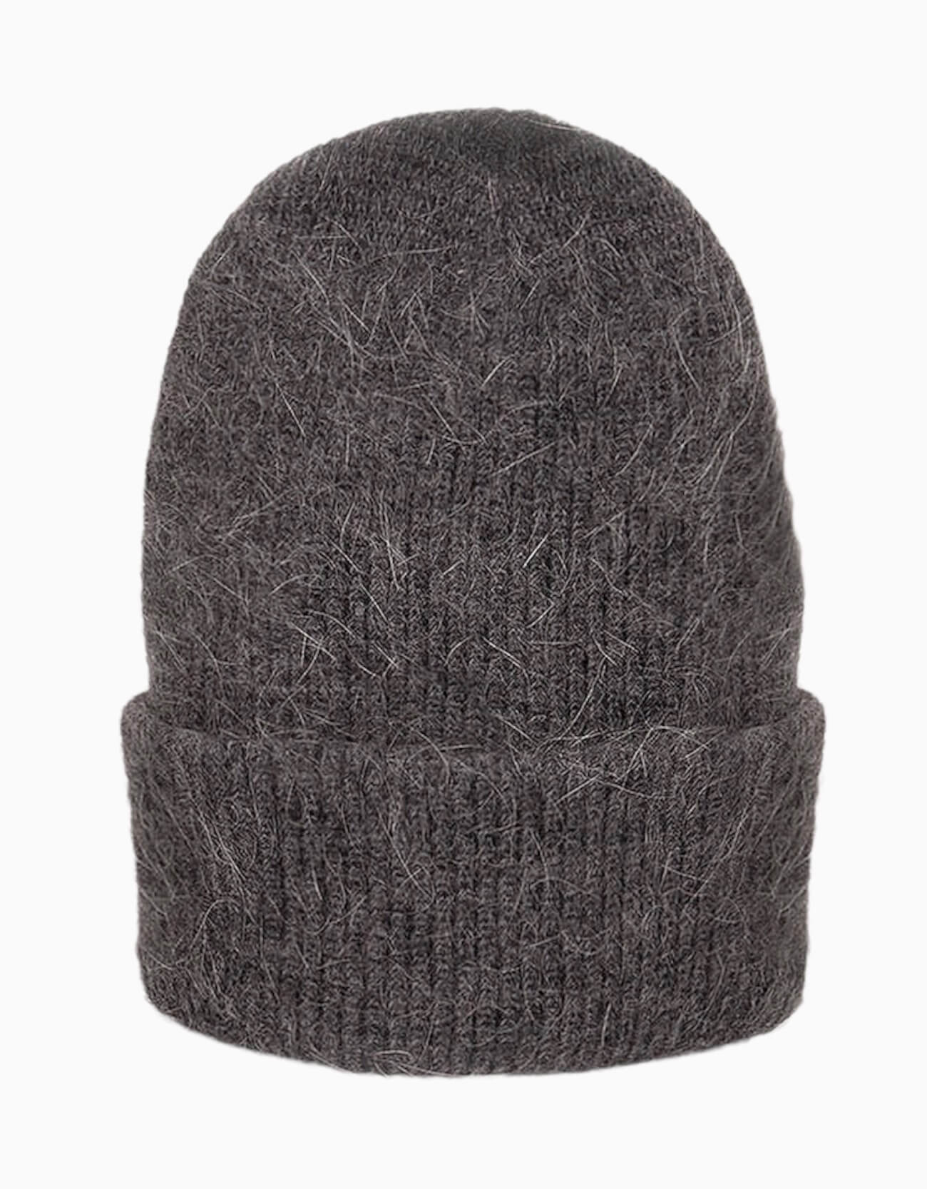 EMIN + PAUL - Angora Wool Beanie | Charcoal Grey