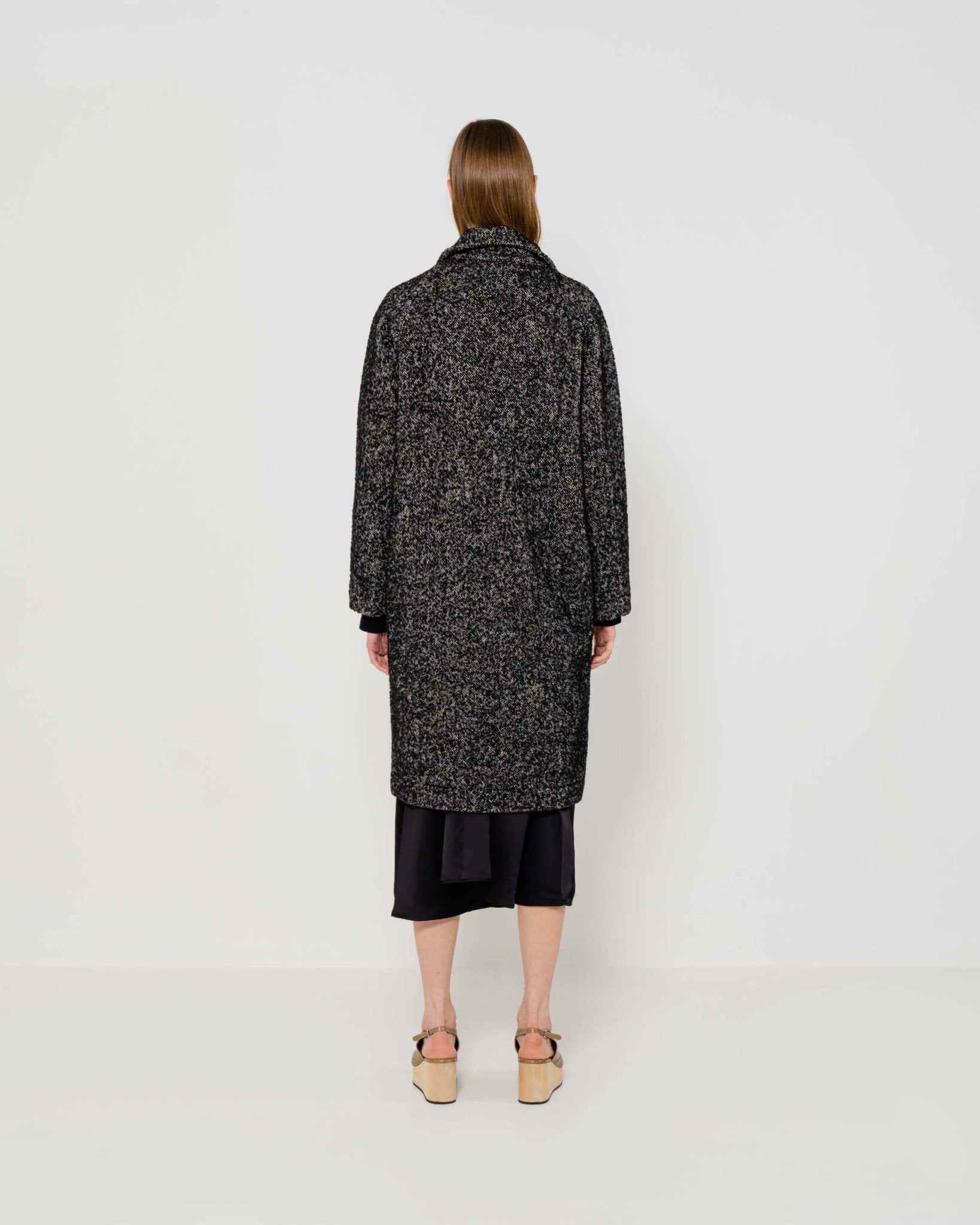 EMIN + PAUL - Textured Wool Coat | Grey