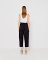 EMIN + PAUL - Wool Paperbag Trousers | Black