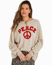 FIVE JEANS - Cashmere Sweater Peace | Sable