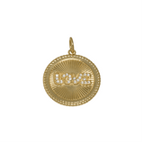 HYPSO PARIS - LOVE Zirconia Pendant | Gold