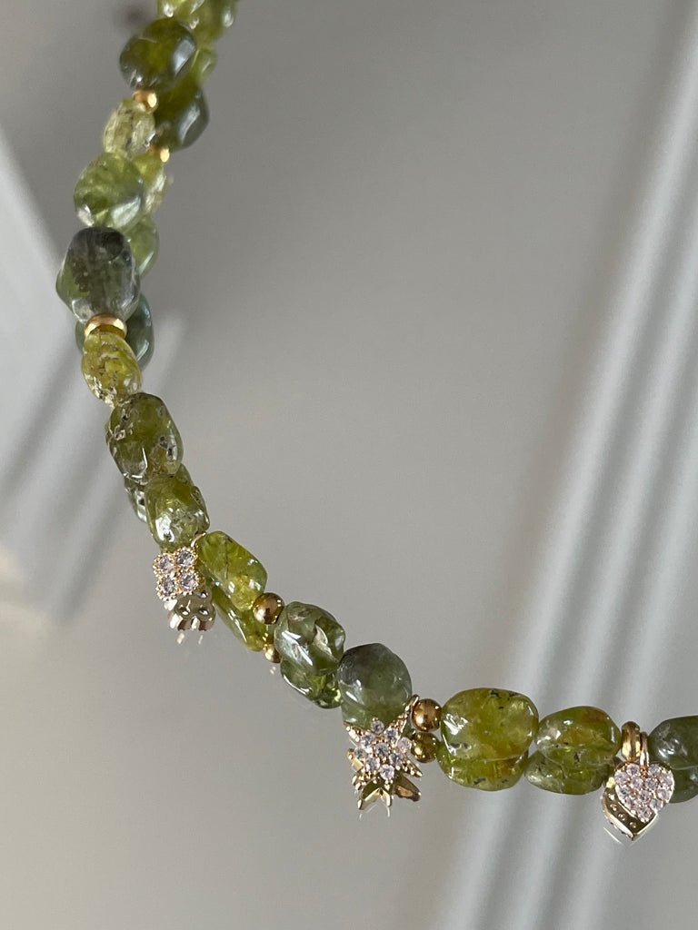 KARMA BY HANNA - Good luck Peridot Necklace