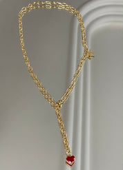 KARMA BY HANNA - Red Lover Necklace