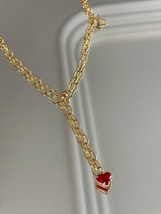 KARMA BY HANNA - Red Lover Necklace