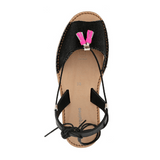 MINORQUINES - Avarca Neo | Ibiza Black Summer Sandals