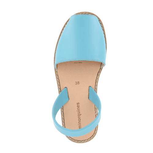 MINORQUINES - Avarca Summer Sandals | Aquamarine