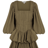 SHONA JOY - SHONA JOY | MILA Mini Dress Cumin