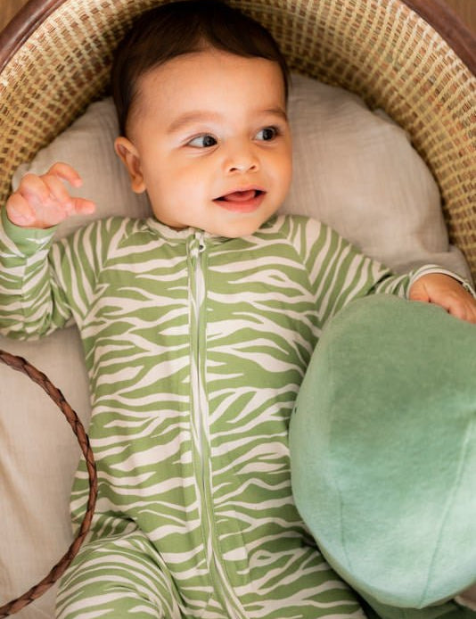 TILOUCO - Organic Cotton Pyjamas | Zebra Stripes