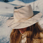VAN PALMA - ANNA Felt Fedora | Off White