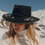 VAN PALMA - ANNA Wool-felt Fedora Hat | Forrest Green