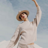 VAN PALMA - BASILE Embroidered Fedora | Ivory
