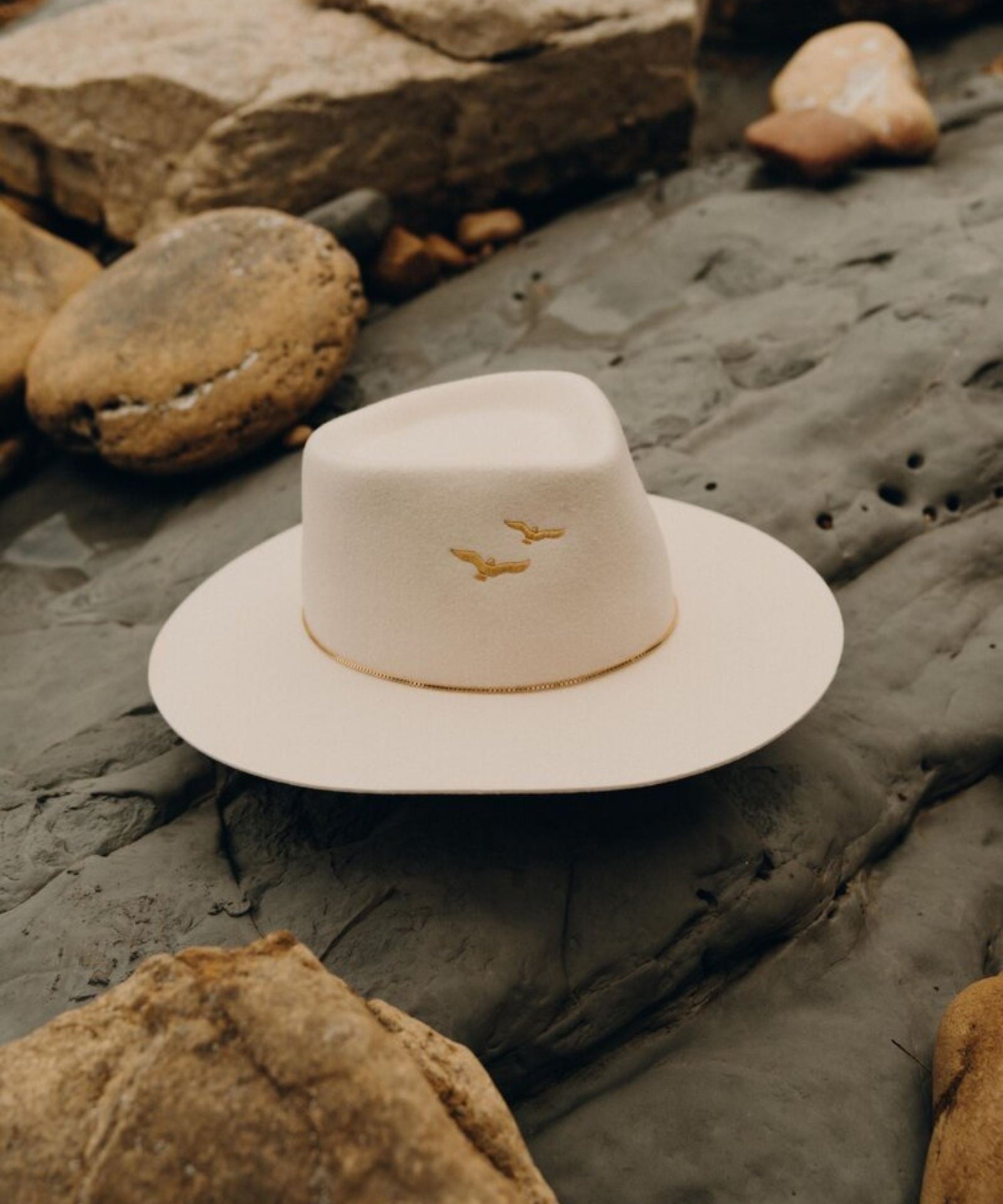 VAN PALMA - GAIA Felt Hat | Off White