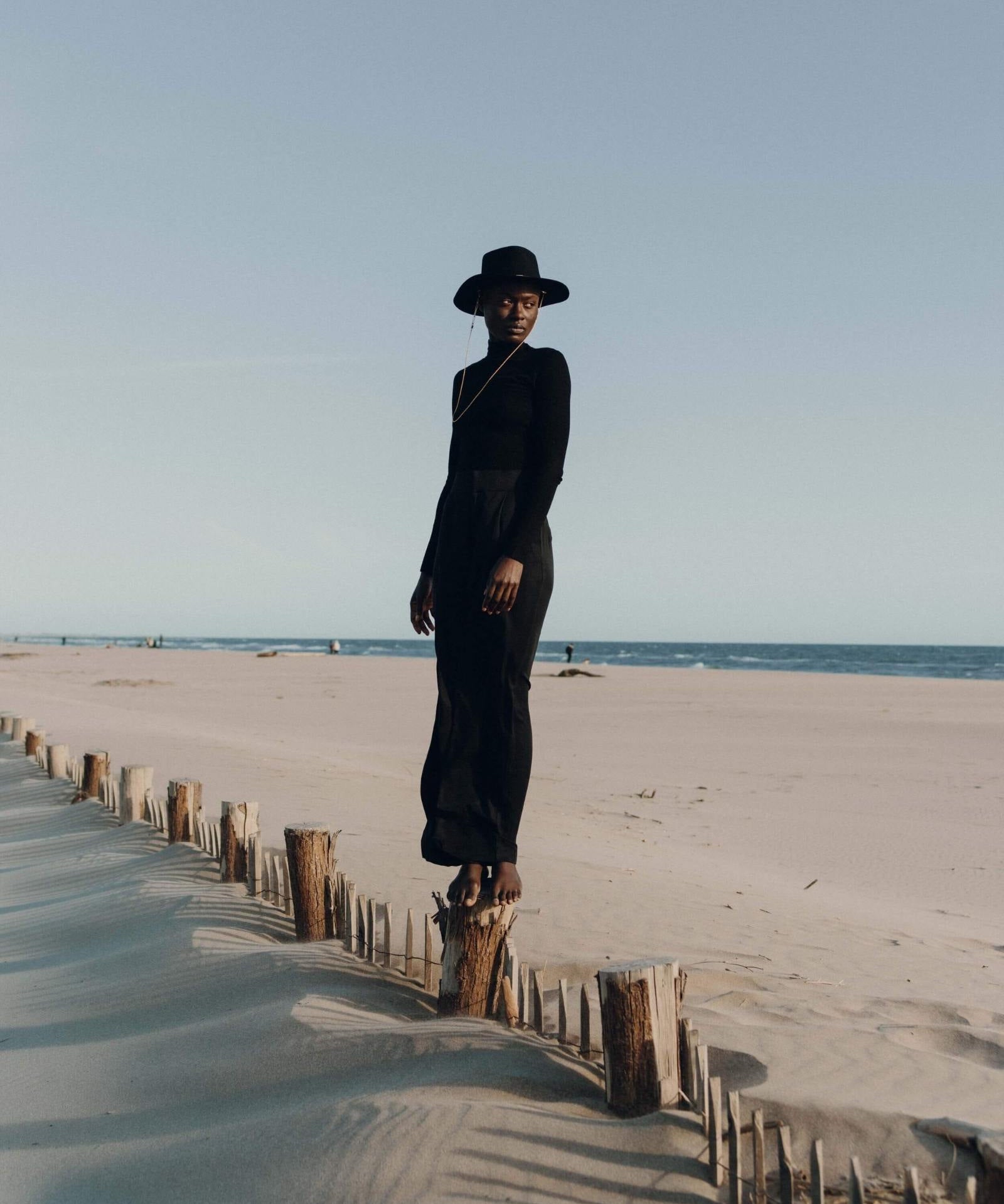 VAN PALMA - ULYSSE Bi-Chain Fedora | Black