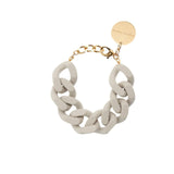 You don’t need to include “product image” in your alt text – just focus on a clear, descriptive phrase that includes relevant keywords. For example:

**Picture File Name:**  
vanessa-baroni-flat-chain-bracelet-matt-grey.jpg

**Alt Text:**  
Vanessa Baroni flat chain bracelet in matt grey with sleek acetate links and adjustable gold hardware for a modern, minimalist look.