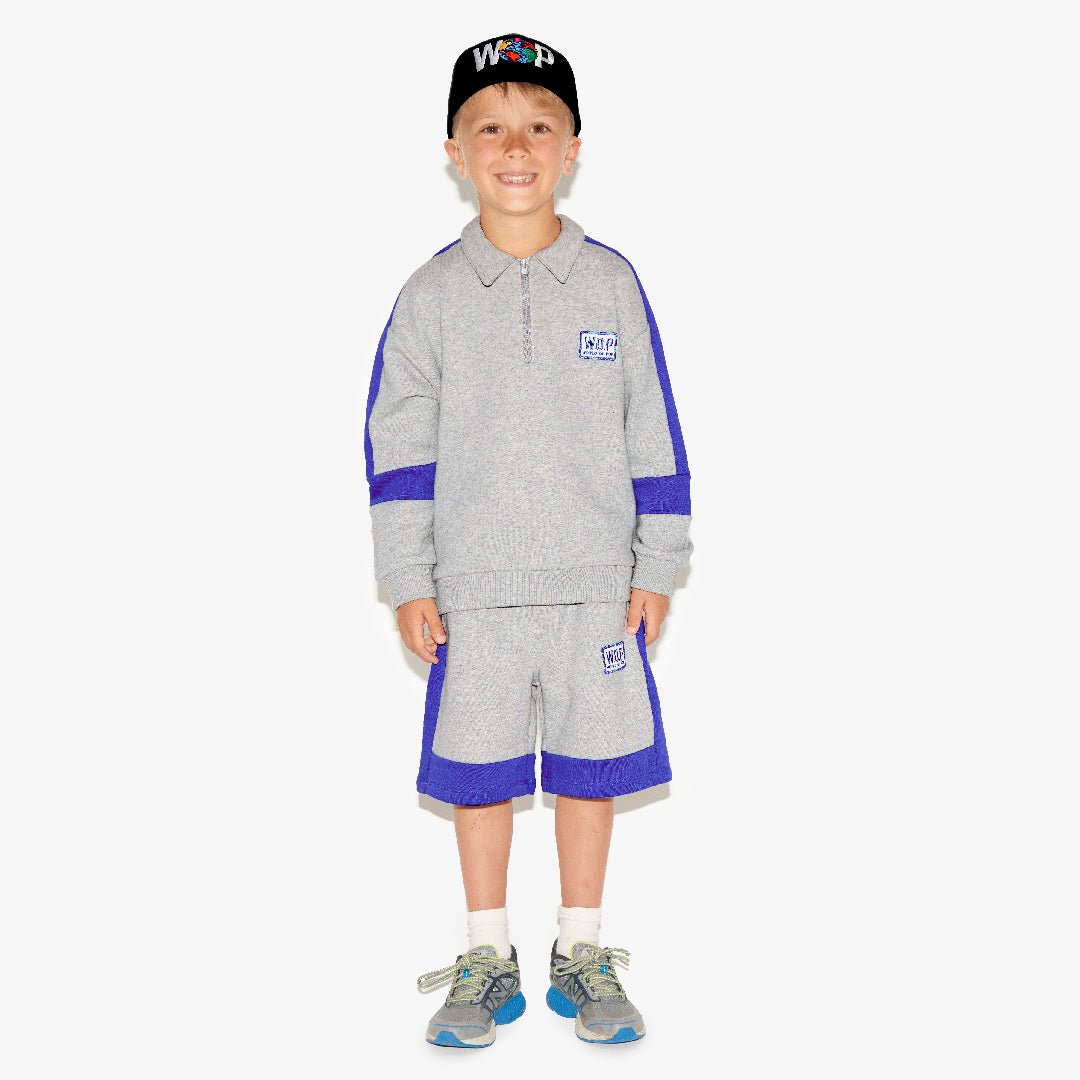 WOP - Sweatshirt "polo" for children in organic cotton